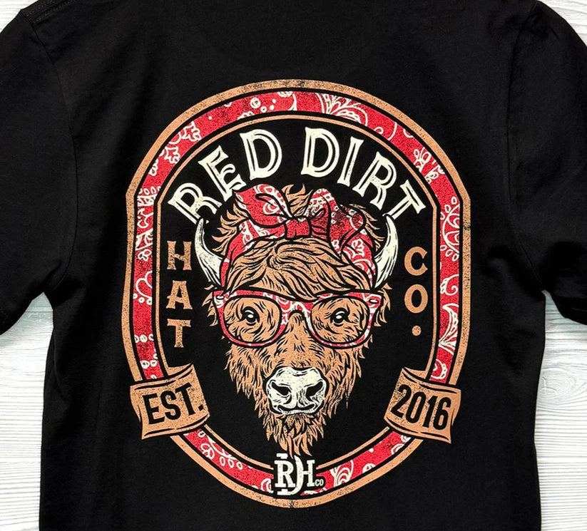 Red Dirt Hat Co Betsy Tee - Black