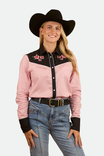 Ringers Western Bellingen Womens Western Shirt - Rosey Pink