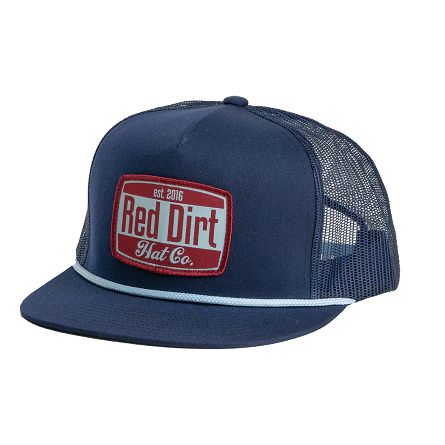 Red Dirt Hat Co. Howdy Maroon and Navy Mesh Cap