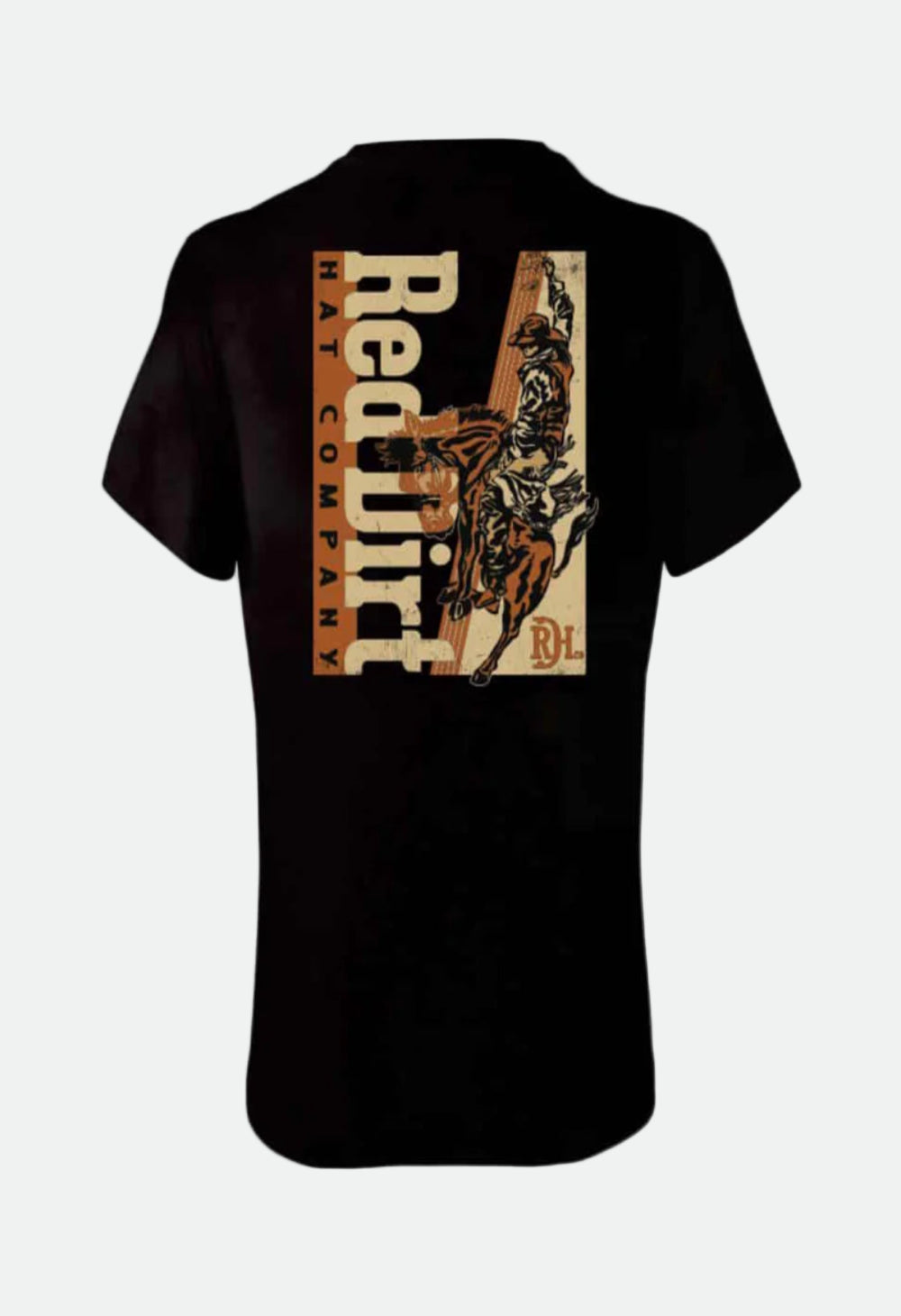 Red Dirt Hat Co. Men's Bucking Horse Graphic T-Shirt - Black
