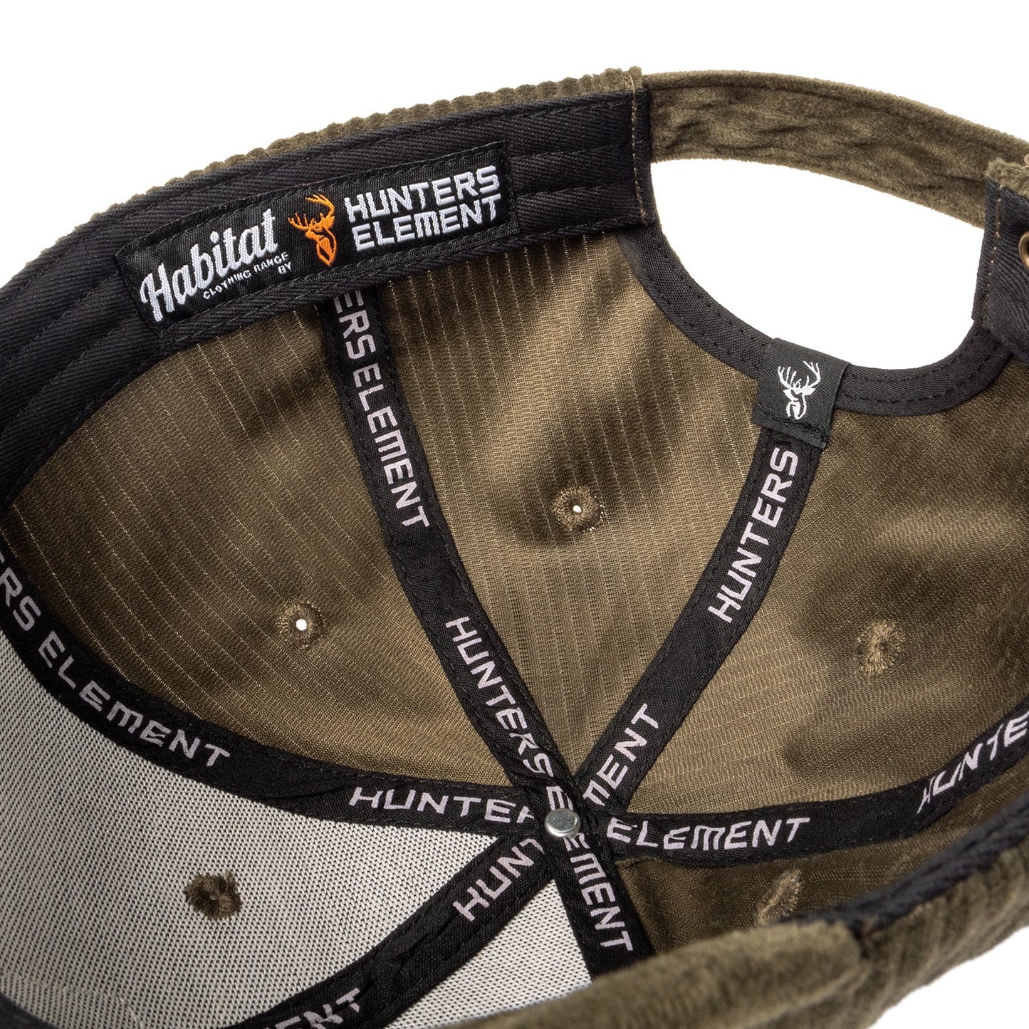 HUNTERS ELEMENT RED STAG CAP (Moss Green)