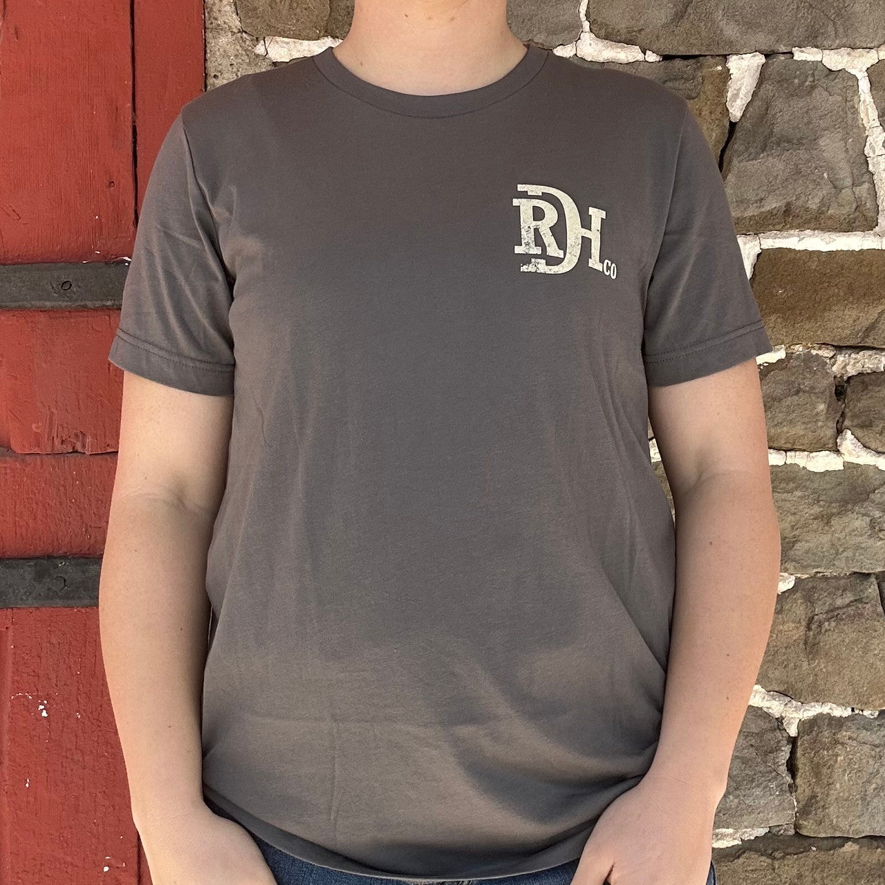 Red Dirt Hat Co. "Big Buck" T-Shirt - Asphalt Grey