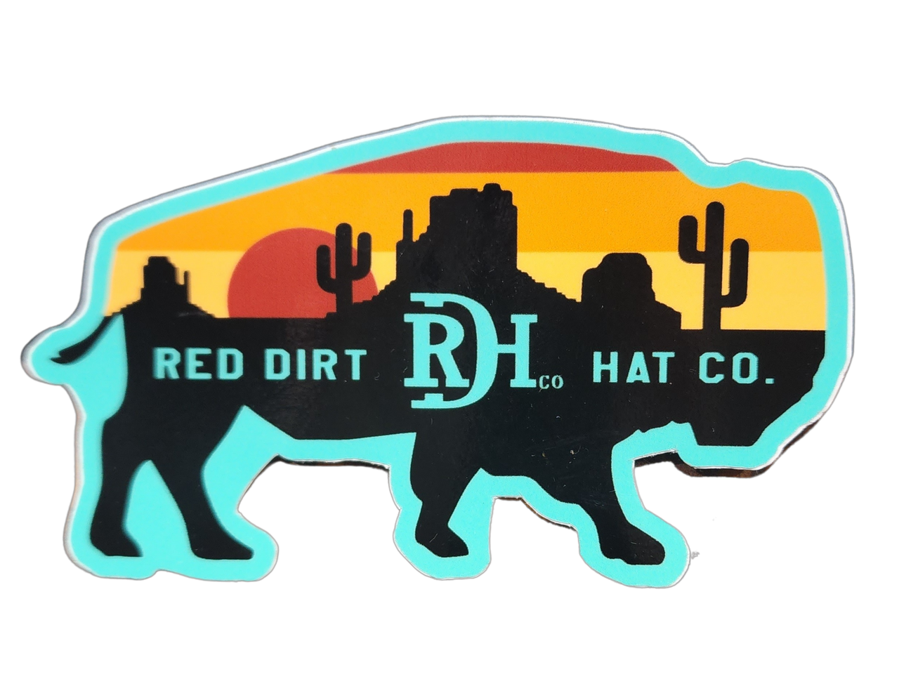 Red Dirt Hat Co. Billboard Sticker