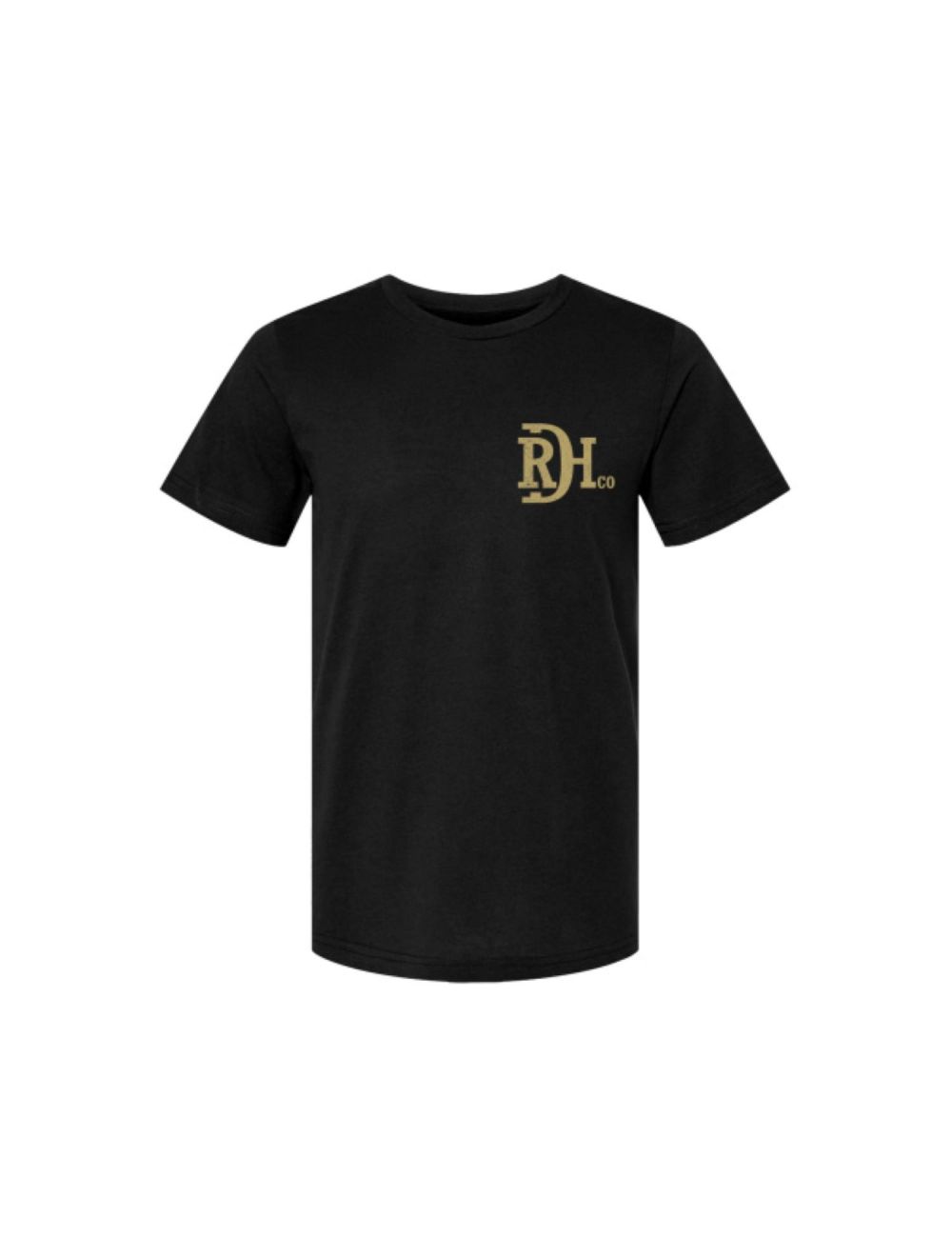Red Dirt Hat Co. Men's Black & Bass Logo Graphic T-Shirt - Black