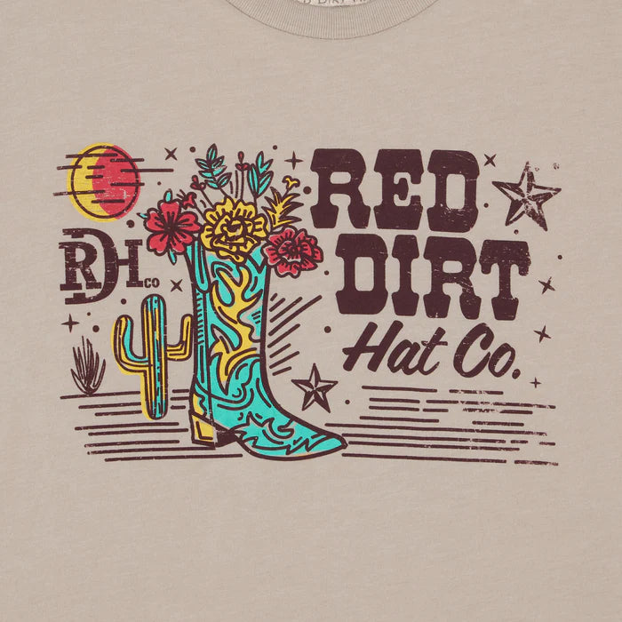 Red Dirt Hat Company Co Dosey Doe Tee - Tan