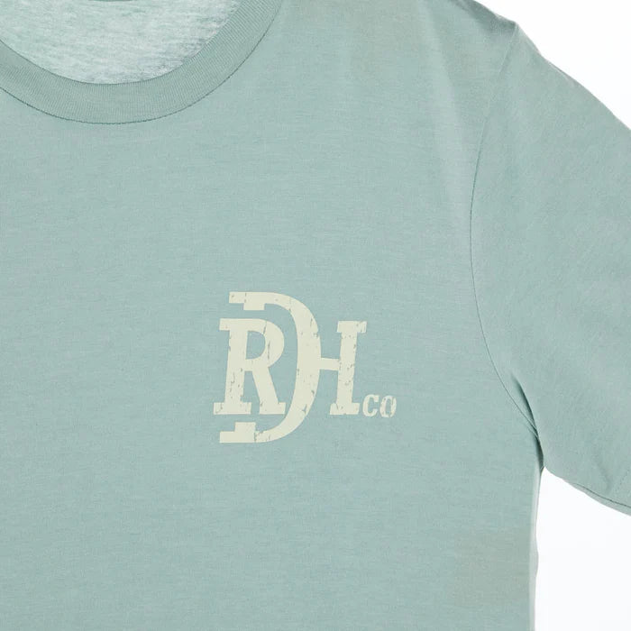Red Dirt Hat Company Mens Dusty Big Duck Energy Tee - Blue