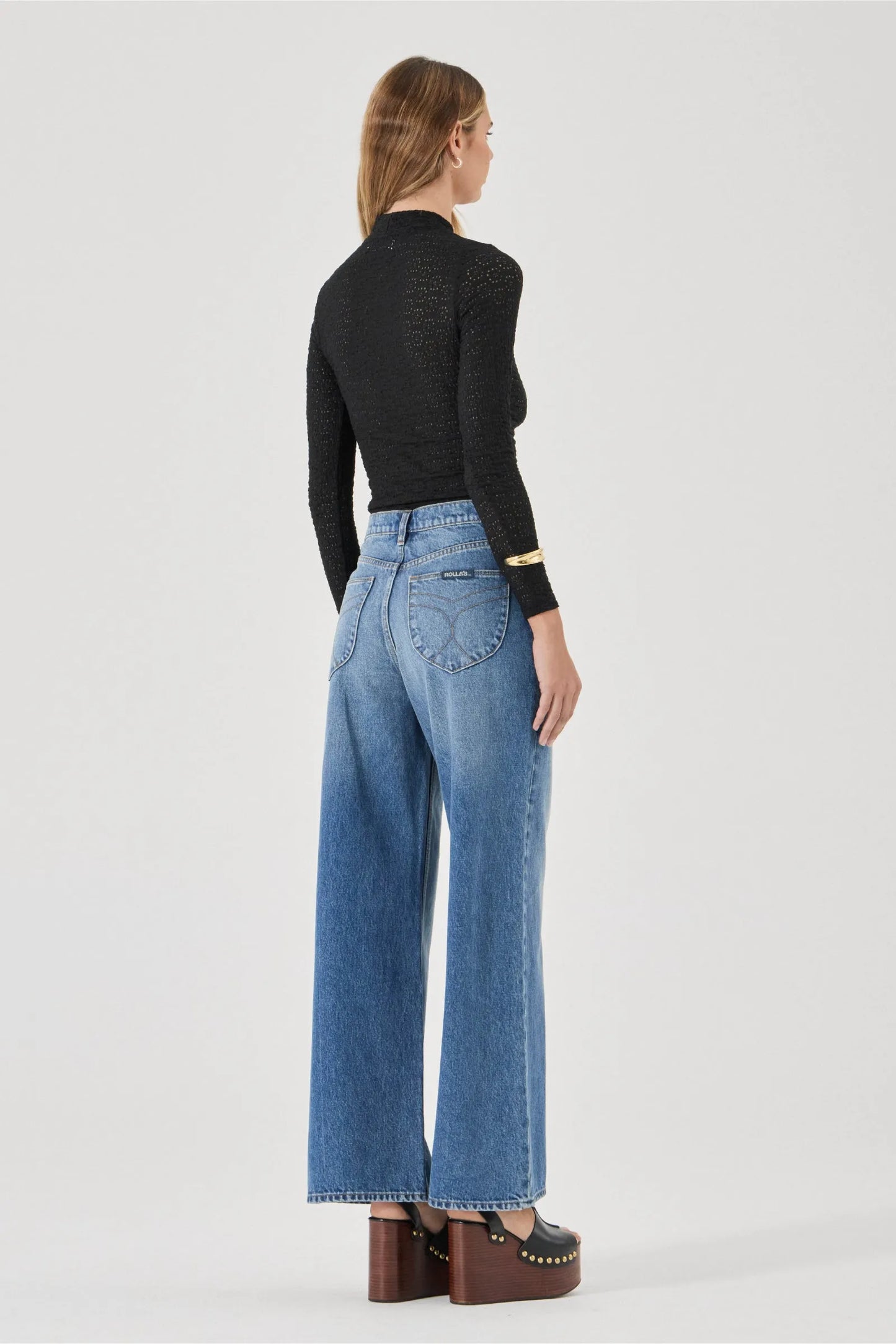 Rolla's Women's Relaxed Sailor Jean Long - Silverlake