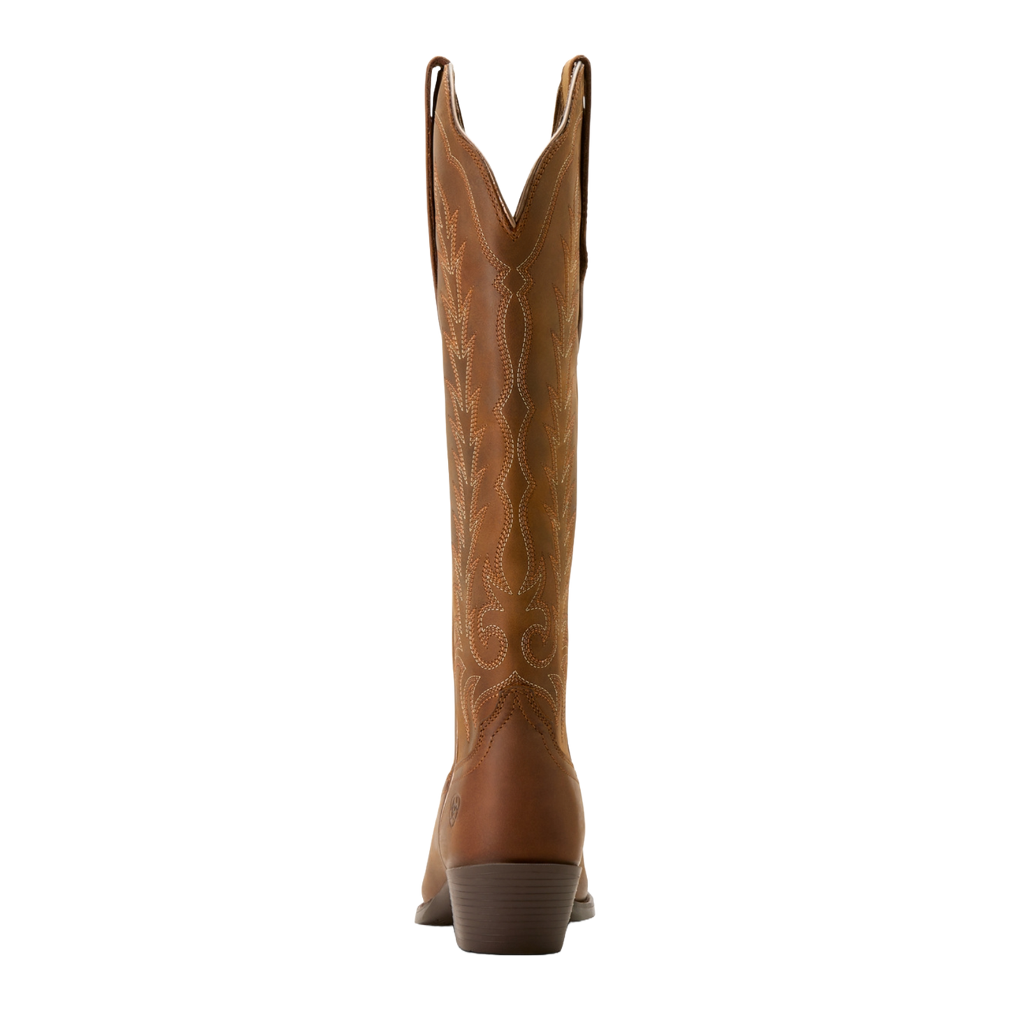 ARIAT LADIES HERITAGE R TOE TALL STRETCHFIT DISTRESSED - BROWN