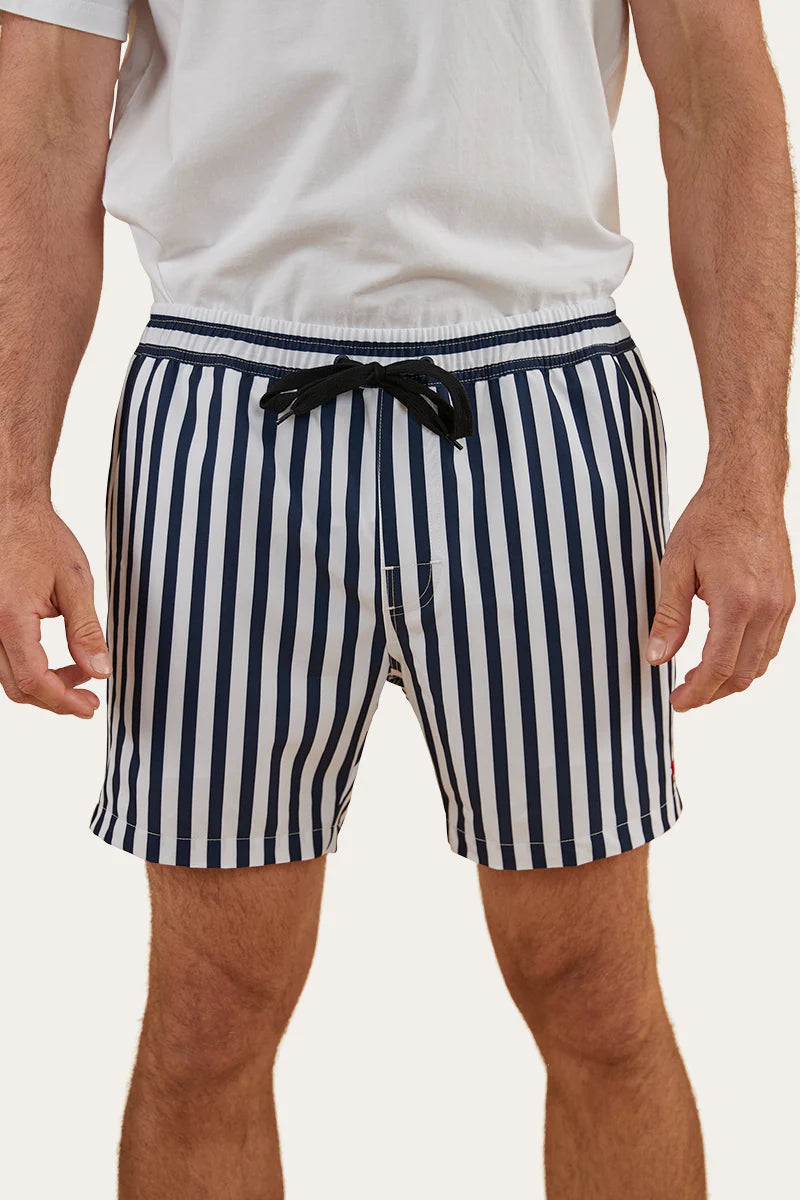 Ringers Western Men's Resort Swim Short - Navy/White