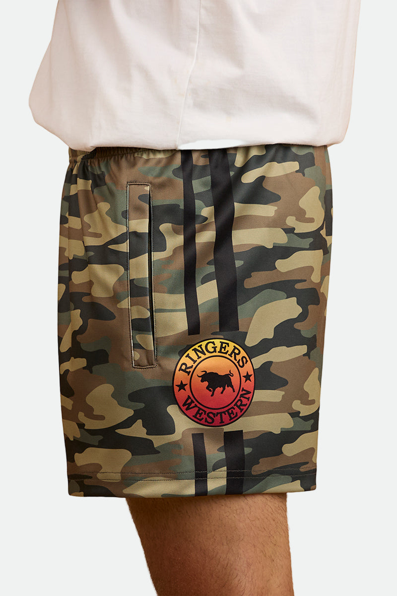 Ringers Western Footy Shorts - Camo