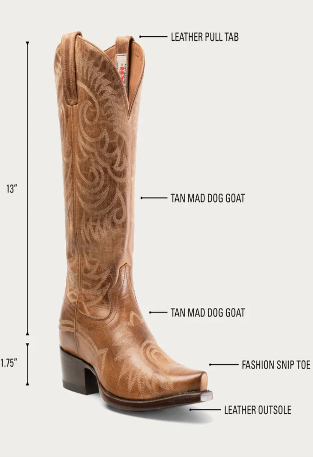 Hyer Women ROAD TO ARIZONA Boot - Tan