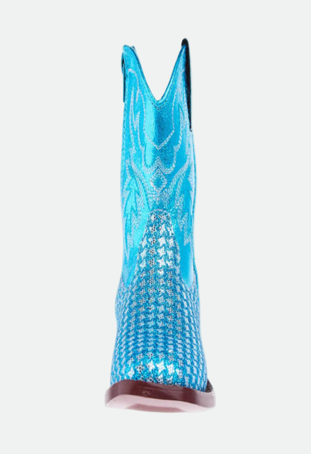 Roper Footwear Toddler Glitter Gleam Checkered Cowgirl Boot