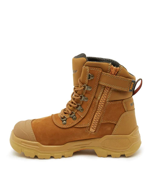 Blundstone Unisex Rotoflex 9099 MAX AquaShield Zip Side Safety Boot - Wheat