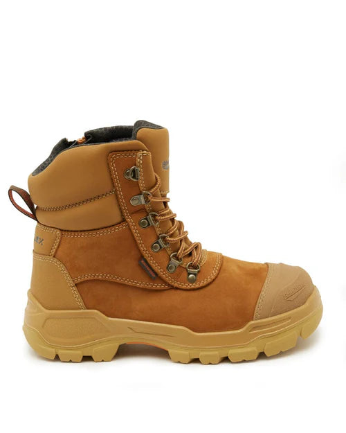 Blundstone Unisex Rotoflex 9099 MAX AquaShield Zip Side Safety Boot - Wheat