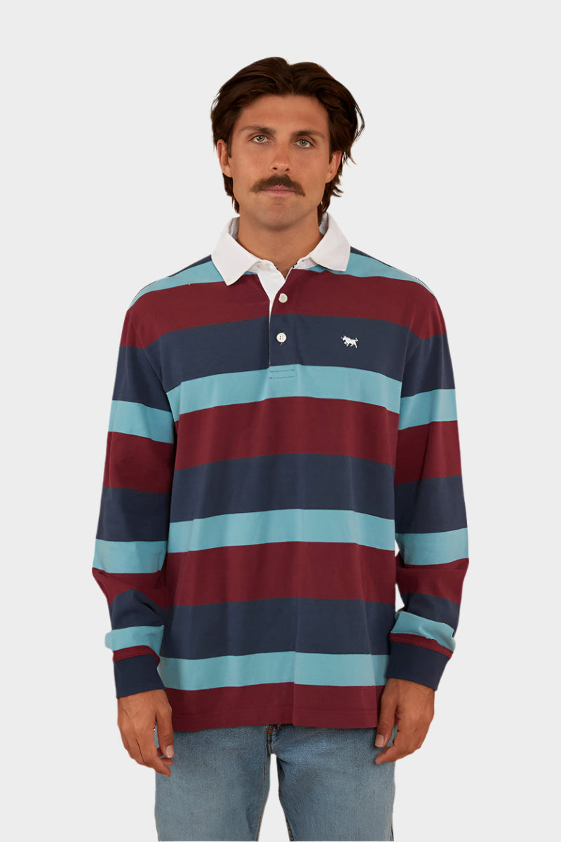 RINGERS WESTERN CALGARY MENS RUGBY JERSEY - NAVY