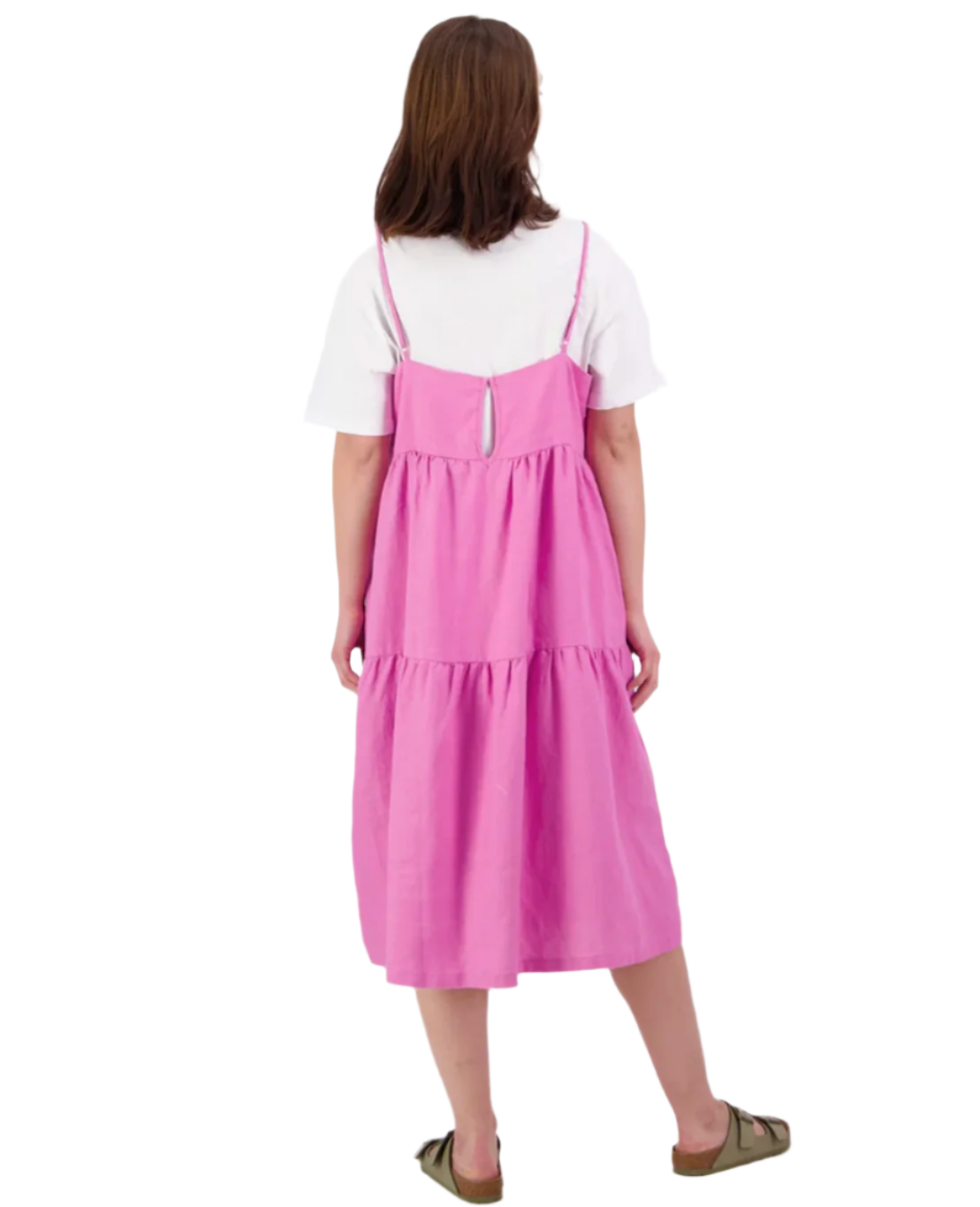 Swandri Women's St Clair V2 Midi Dress - Raspberry