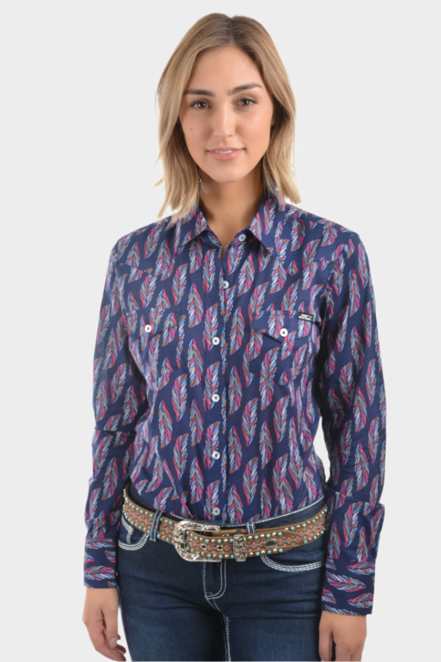 Pure Western Women's Trixie Long Sleeve Shirt - SALE