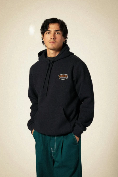 Brixton Freeman Hoodie - Black