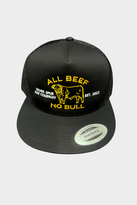 Silver Spur All Beef Hat - Black
