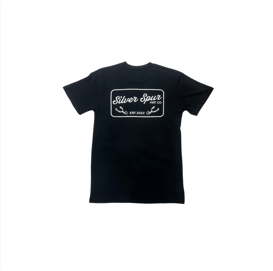 Silver Spur Espuela T-Shirt - Black