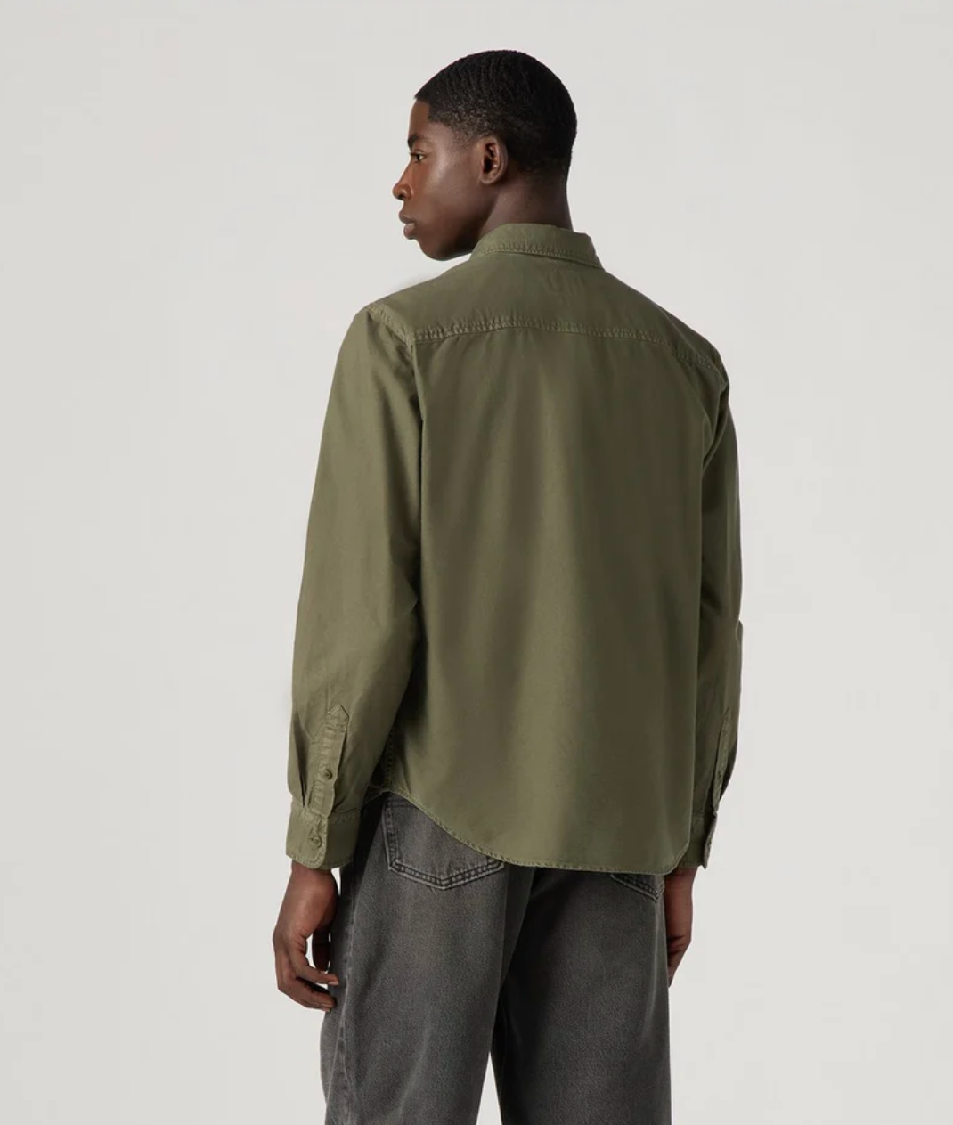 Levi's Men's Authentic Button-Down Shirt - Parks Sage Garment Dye