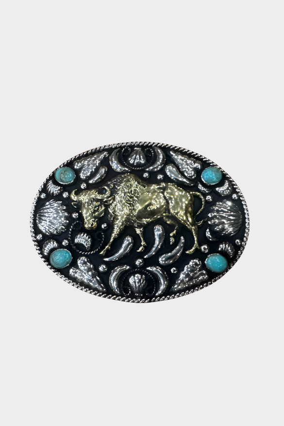 Austin Accent BUCKLE OVAL BUFFALO