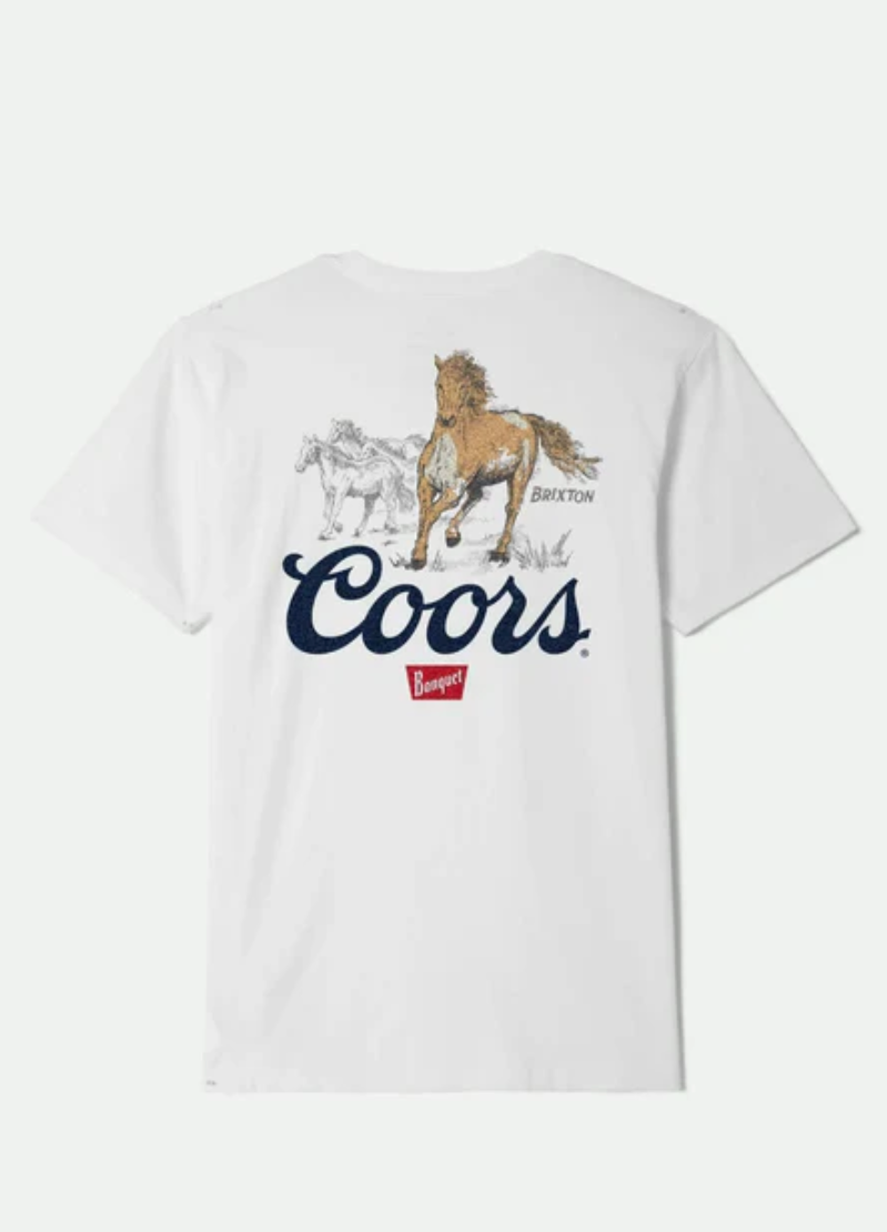 Brixton Mens Coors Roam S/S Standard T-Shirt