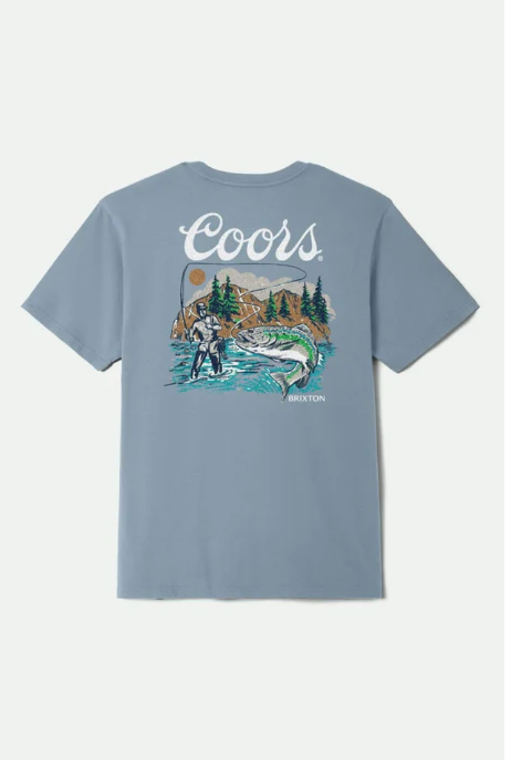 Brixton Mens Coors Keeper S/S Standard T-Shirt