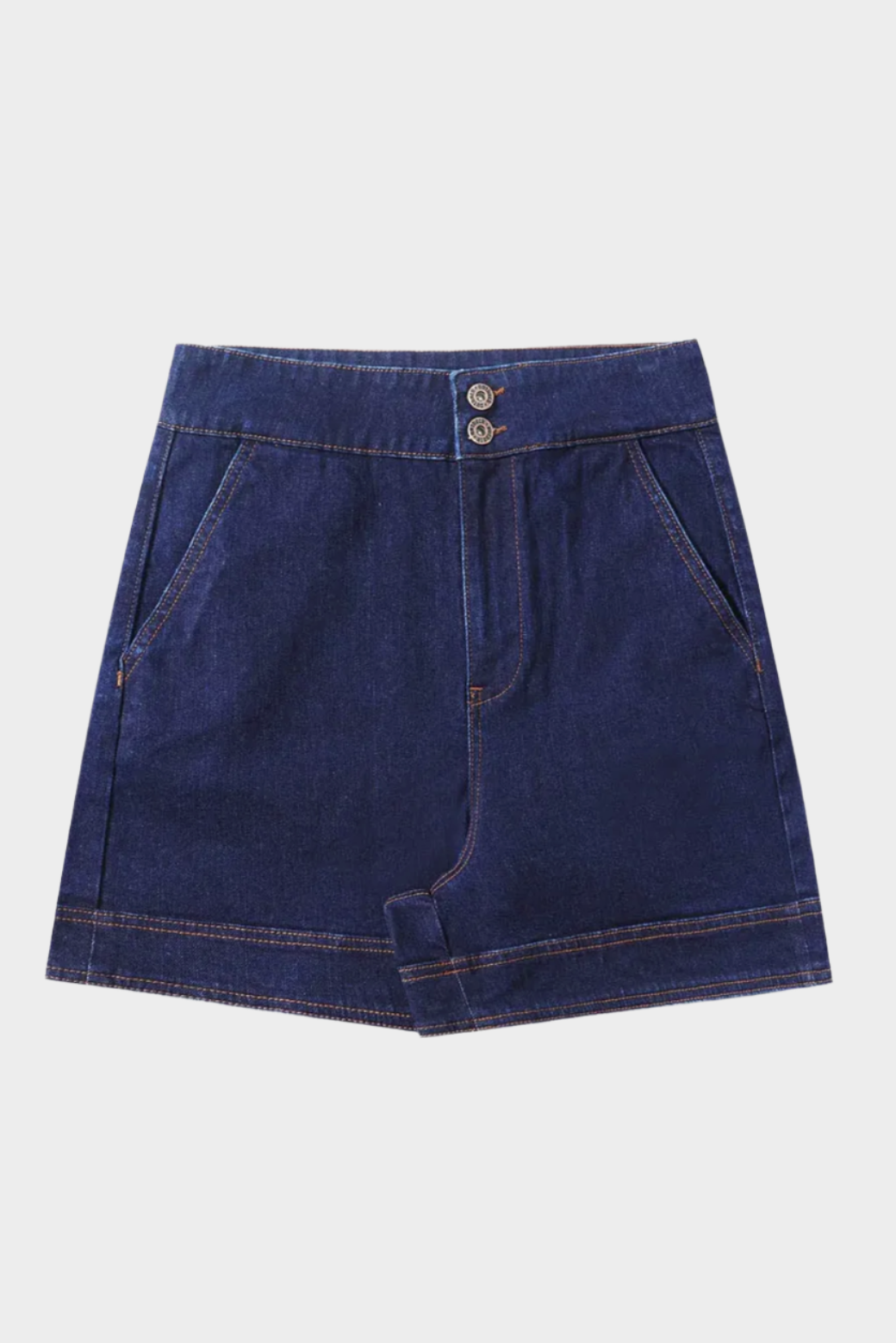 Outback Supply Co - Grevillea High-Waist Denim Shorts - Denim