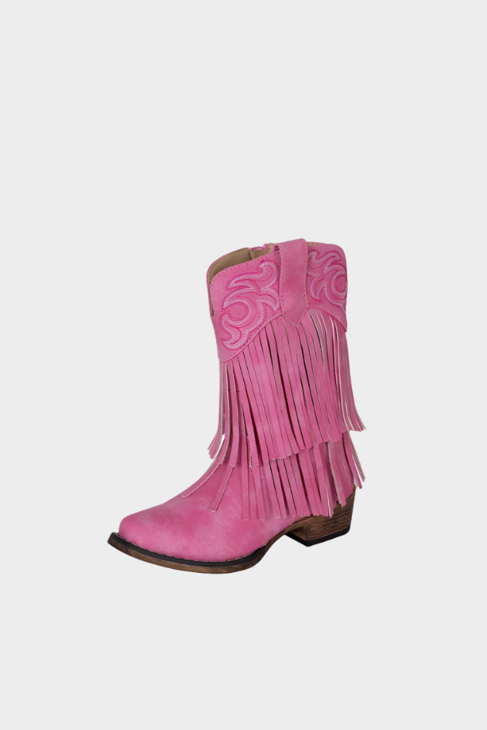 Roper TODDLER Rickrack Western Boot - Pink