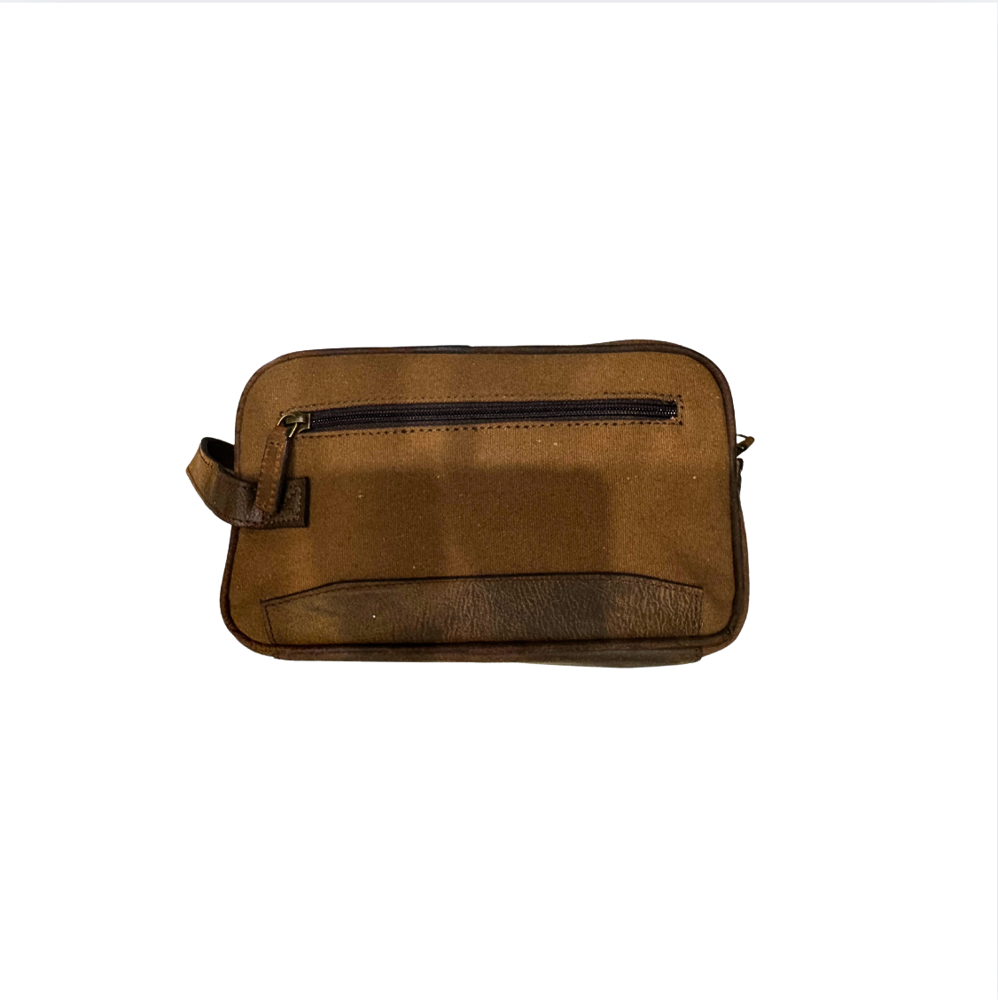 Challenger Men Western Woven Genuine Leather Toiletry Dopp Kit Cosmetic Travel Bag 18SKT06