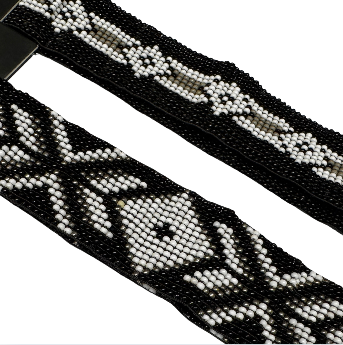 Challenger Western 1-1/4"Wide Unisex Handmade Beaded Rodeo Stretchy Elastic Hat Band - Assorted
