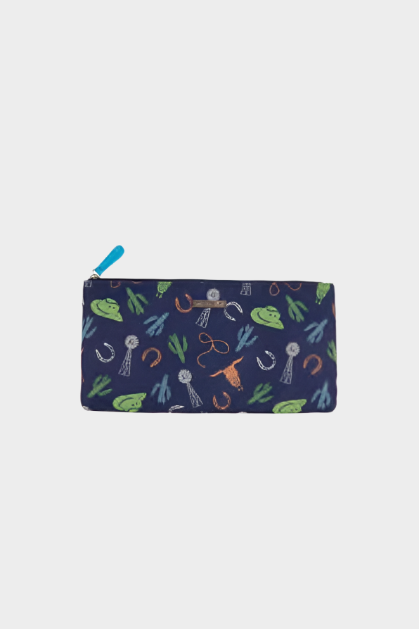 THOMAS COOK KIDS FINLEY PENCIL CASE (NAVY/MULTI)