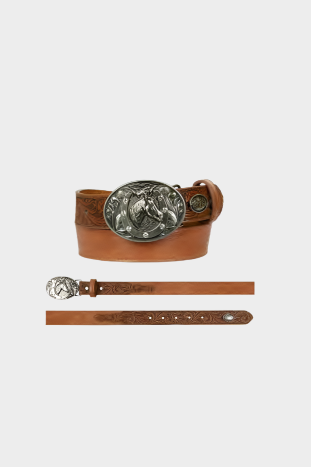 PURE WESTERN KIDS KIARA BELT (TAN)
