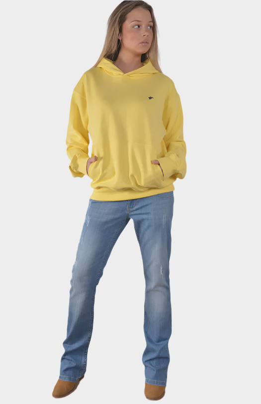 Bullrush Womens - BR Hoodie in Yellow