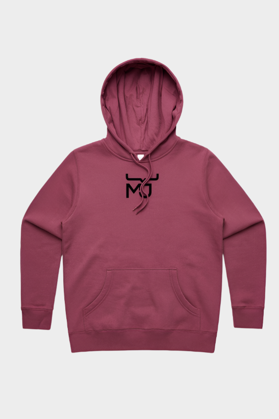 MJ Ladies Colour Hoodie Berry