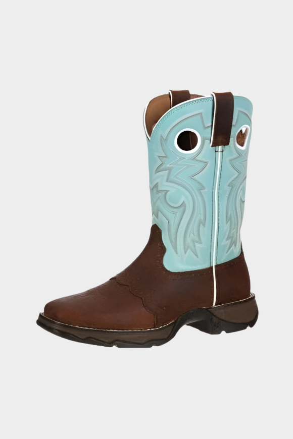 DURANGO® LADY REBEL WOMEN'S POWDER N' LACE SADDLE WESTERN BOOT