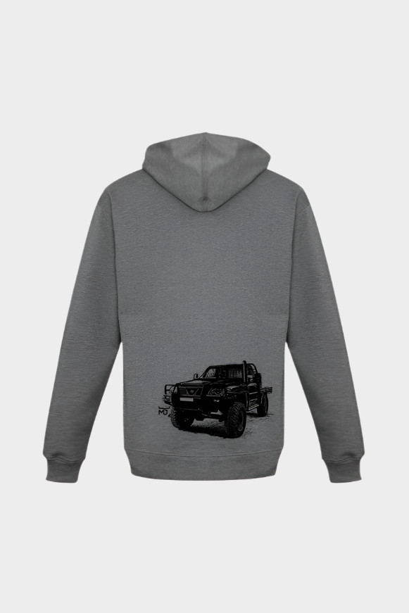 MJ Men's Patrol Hoodie - Grey Marle