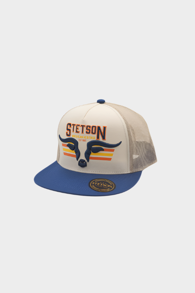 Stetson Longhorn Trucker Cap - Blue