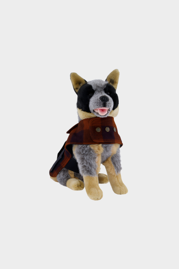 Swanndri Classic Wool Dog Coat - Cedar Check