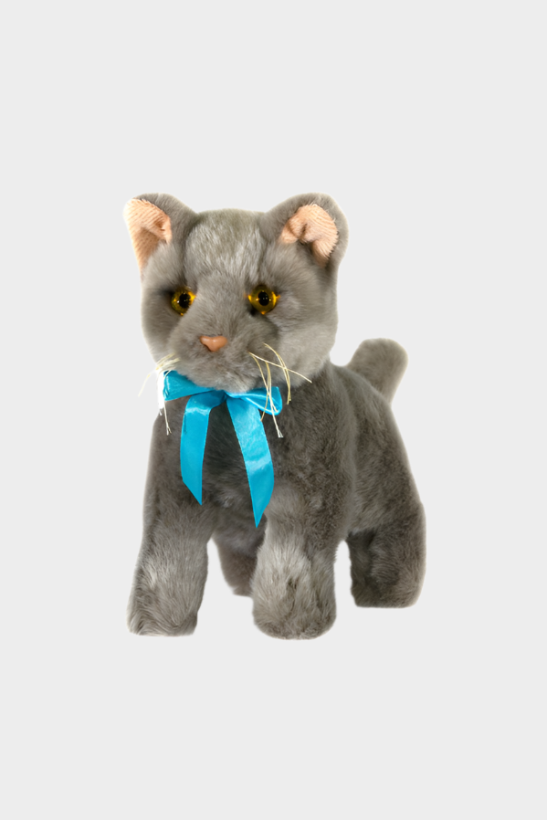 Bocchetta Toys - Sasha (Kitten Russian Blue Or British Shorthair - 22cm Floppy)