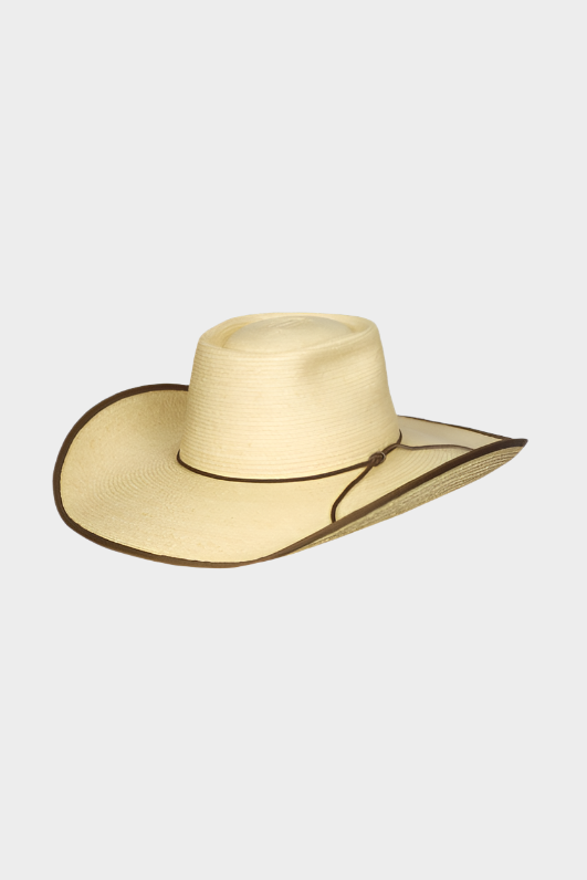Sunbody Hats Alex (Natural / Chocolate Bound Edge)