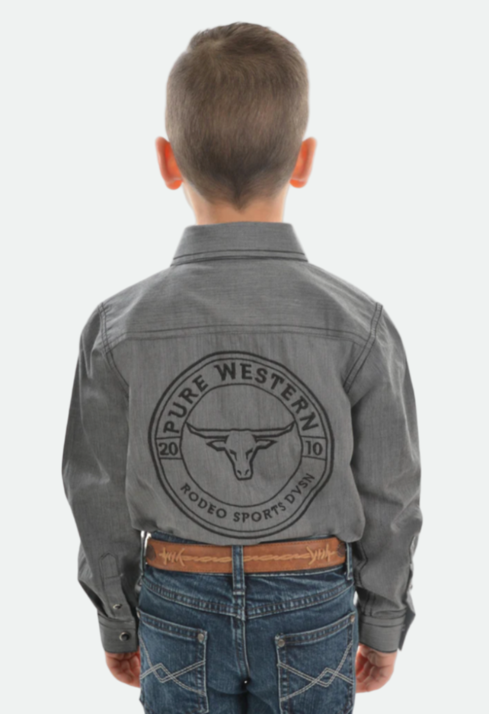Pure Western Boys Baldwin Long Sleeve Shirt