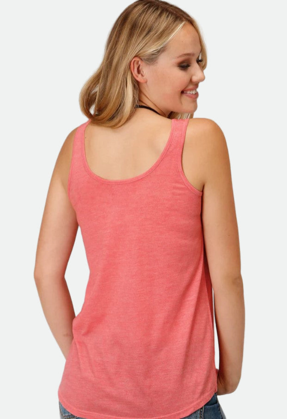 Roper Women's Five Star Collection Tank - Solid Pink