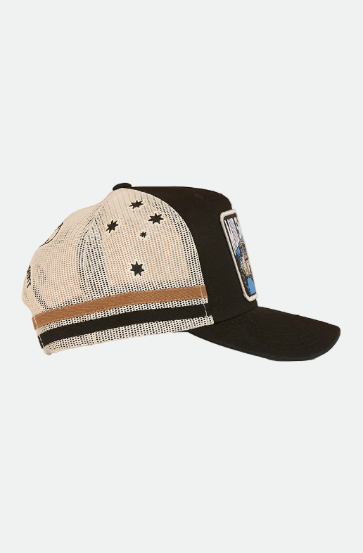 Ringers Western Country Club Deep Fit Trucker Cap - Black