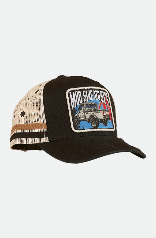 Ringers Western Country Club Deep Fit Trucker Cap - Black