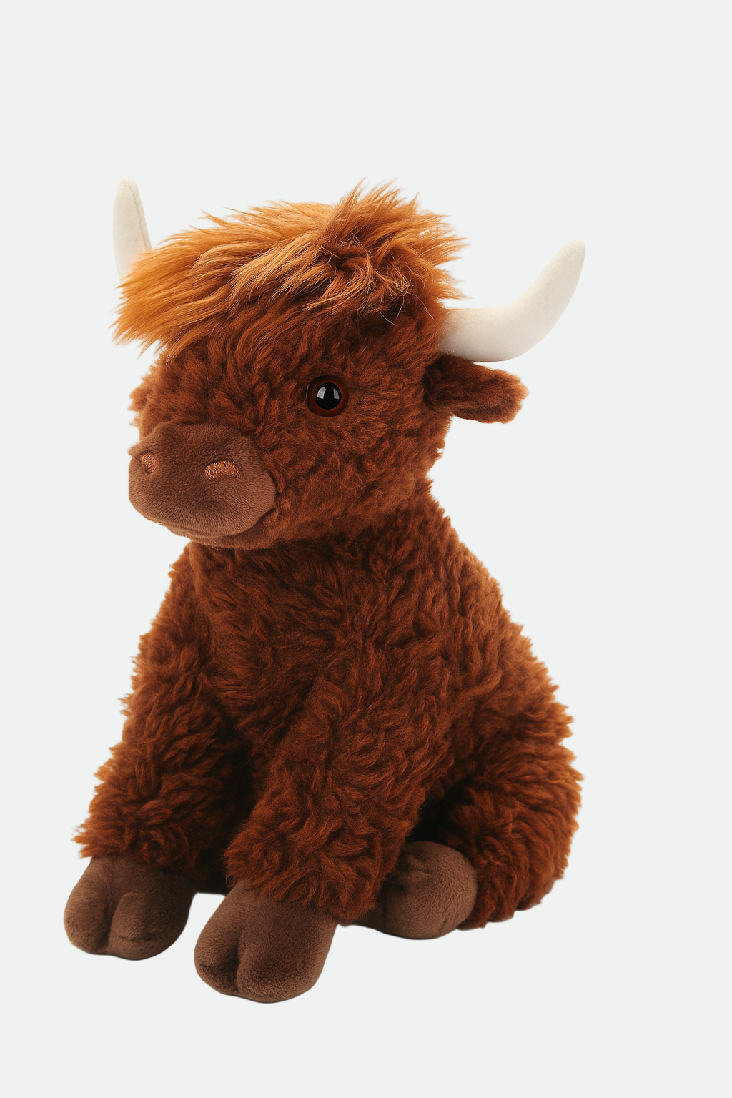 The Petting Zoo HighLand Cow Chocolate 12" (28cm)