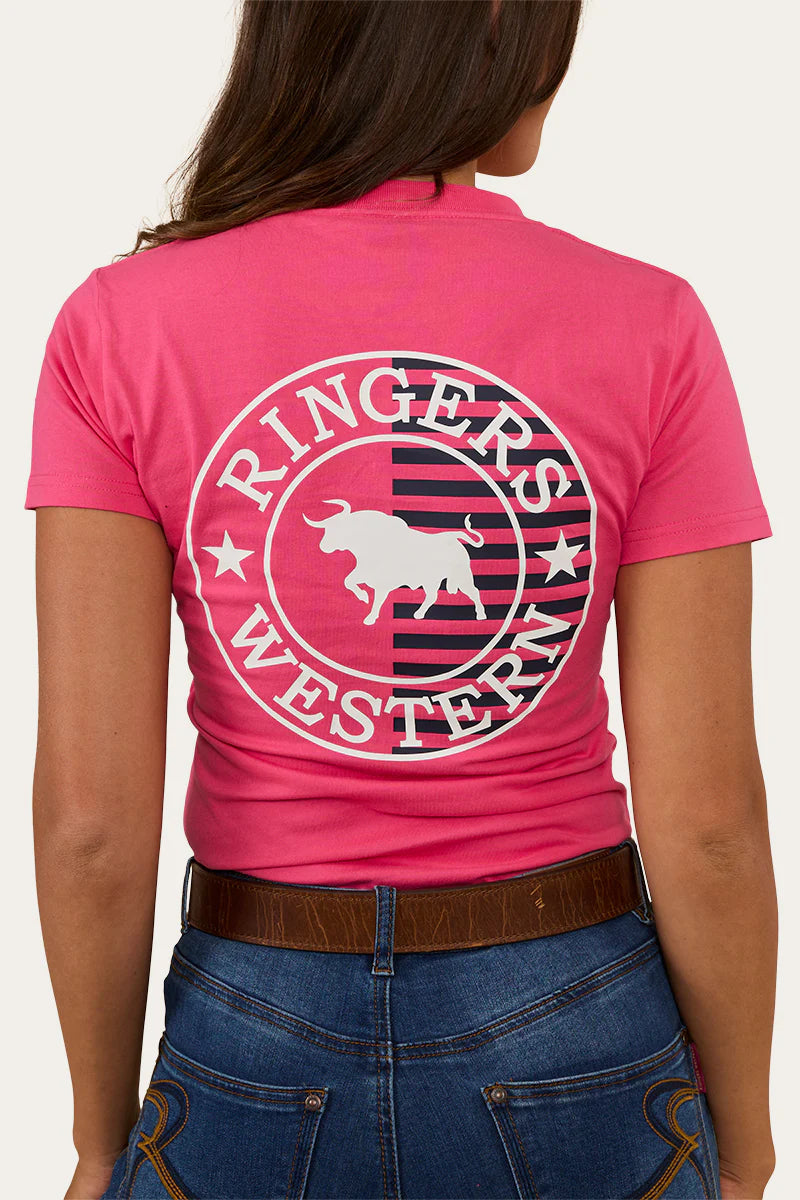 Ringers Western Women's Signature Bull Flag Classic Fit T-Shirt
