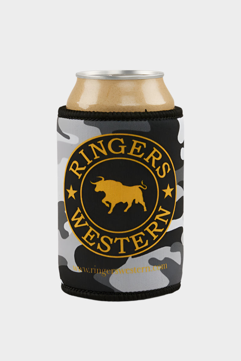 Ringers Western Signature Bull Stubby Cooler - Grey Camo