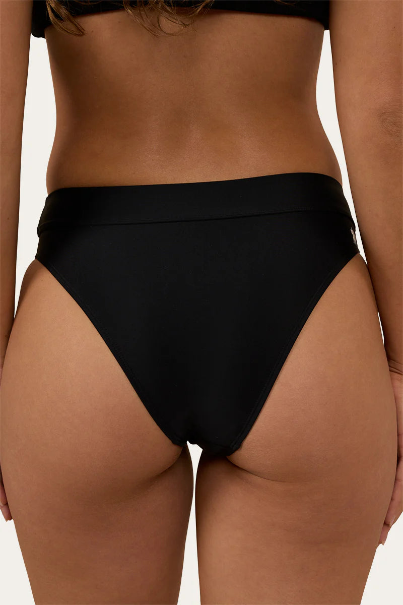 Ringers Western Women's Signature Bull High Waist Bikini Bottom - Black